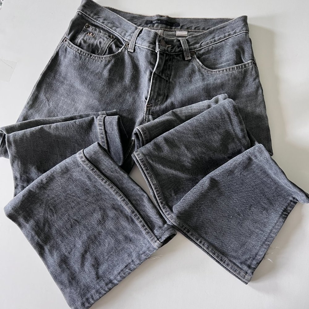 MARC JACOBS Women's Boot Cut Jeans Faded Black/Grey